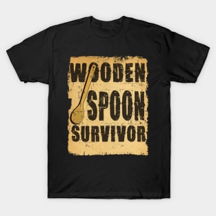 Wooden Spoon Survivor //Design On tshirt for to all T-Shirt